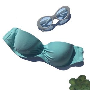 VSCO strapless beach top